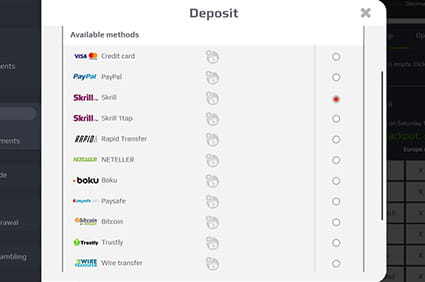 Apple Pay Deposit Screen